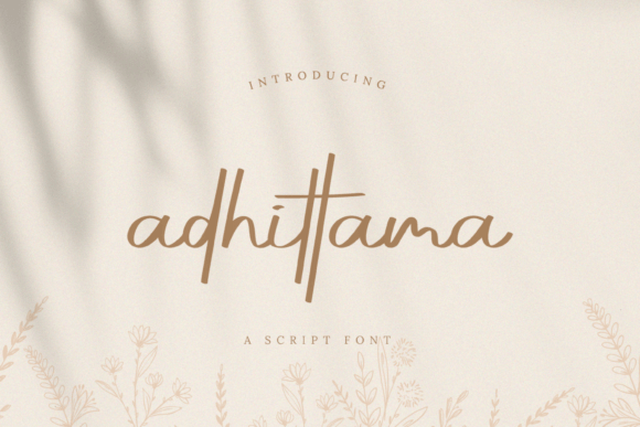 Adhittama: A Handwritten Font for Web Design