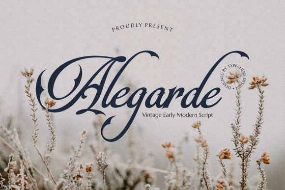 Alegarde: A Classic Script Font for Elegant Branding