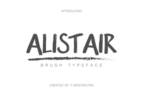 Alistair: A Handwritten Font for Business