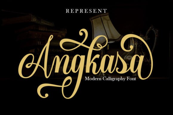 Angkasa: A Vintage Script Font for Business