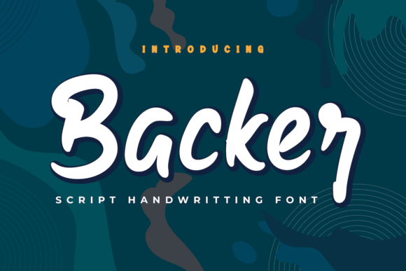 Backer: A Stylish Handwritten Font for Web Design