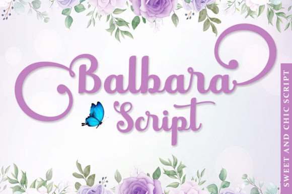 Balance Elegance with Balbara Script