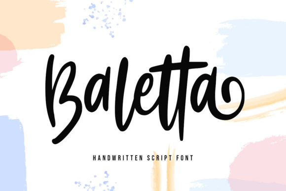 Baletta Script: A Graceful Font for Business Branding