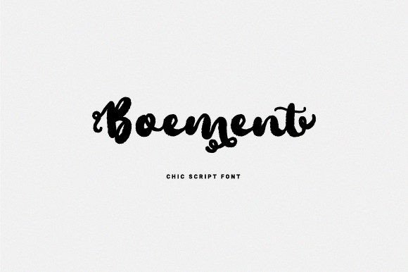 Boement: A Handwritten Font for Creative Makers