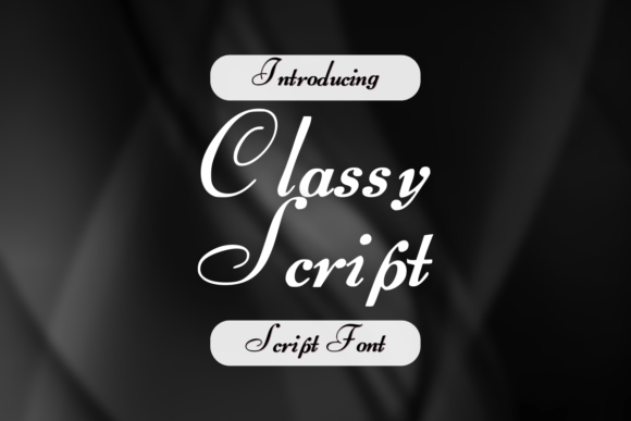 Classy Script Font for Creative Makers