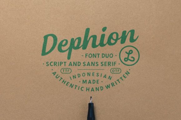 Dephion: A Font That Brings Style to Business