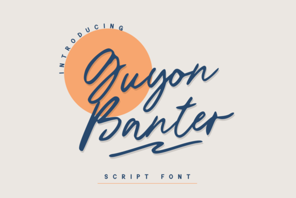 Guyon Banter: A Font for Polished Branding