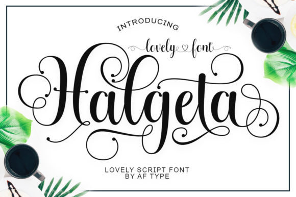 Halgeta Lovely Script: A Romantic Typeface for Creative Brands
