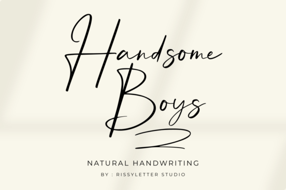 Handsome Boys Font for Creative Makers