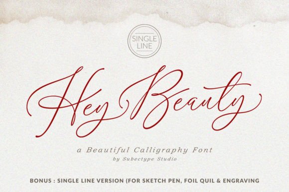 Hey Beauty: A Font for Creative Campaigns