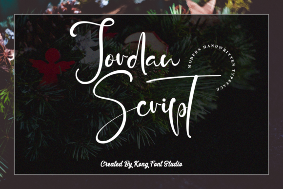 Jordan Script Font for Editorial Design