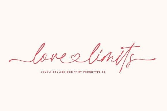 Love Limits Font for Creative Projects
