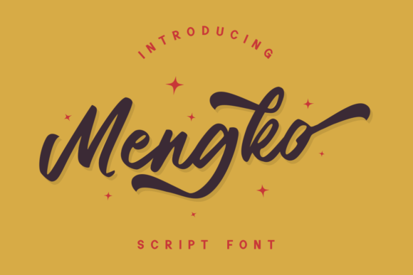 Mengko: A Bold Script Font for Digital Marketing