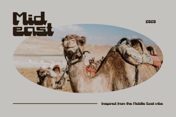 Mideast: A Bold Typographic Statement
