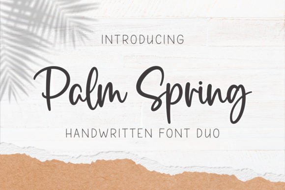Palm Spring: A Charming Font for Editorial Design