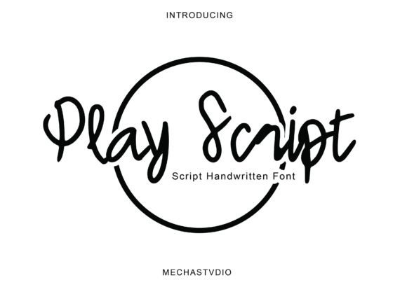 Play Script: A Handwritten Font for Creative Makers