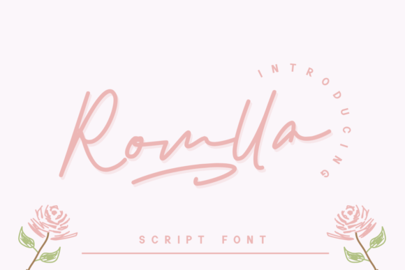 Romlla: A Script Typeface for Web Design