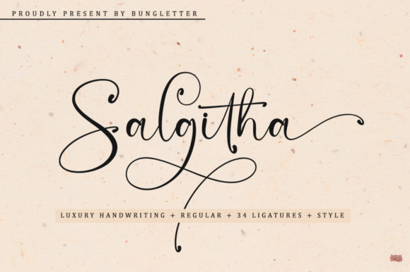 Salgitha: A Luxurious Script Font for Business