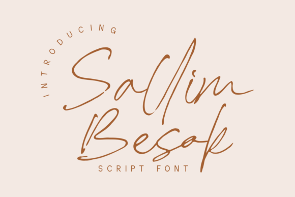 Sallim Besok: A Graceful Script Font