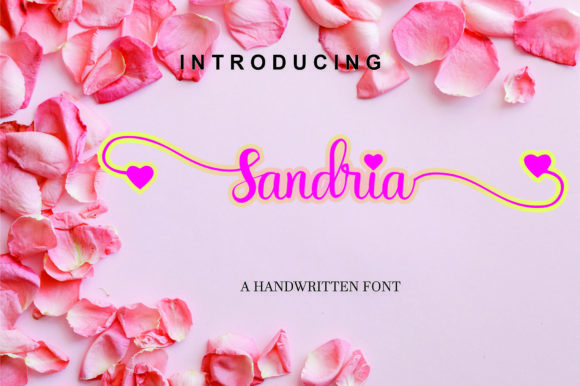 Sandria: A Script Font for Web Design